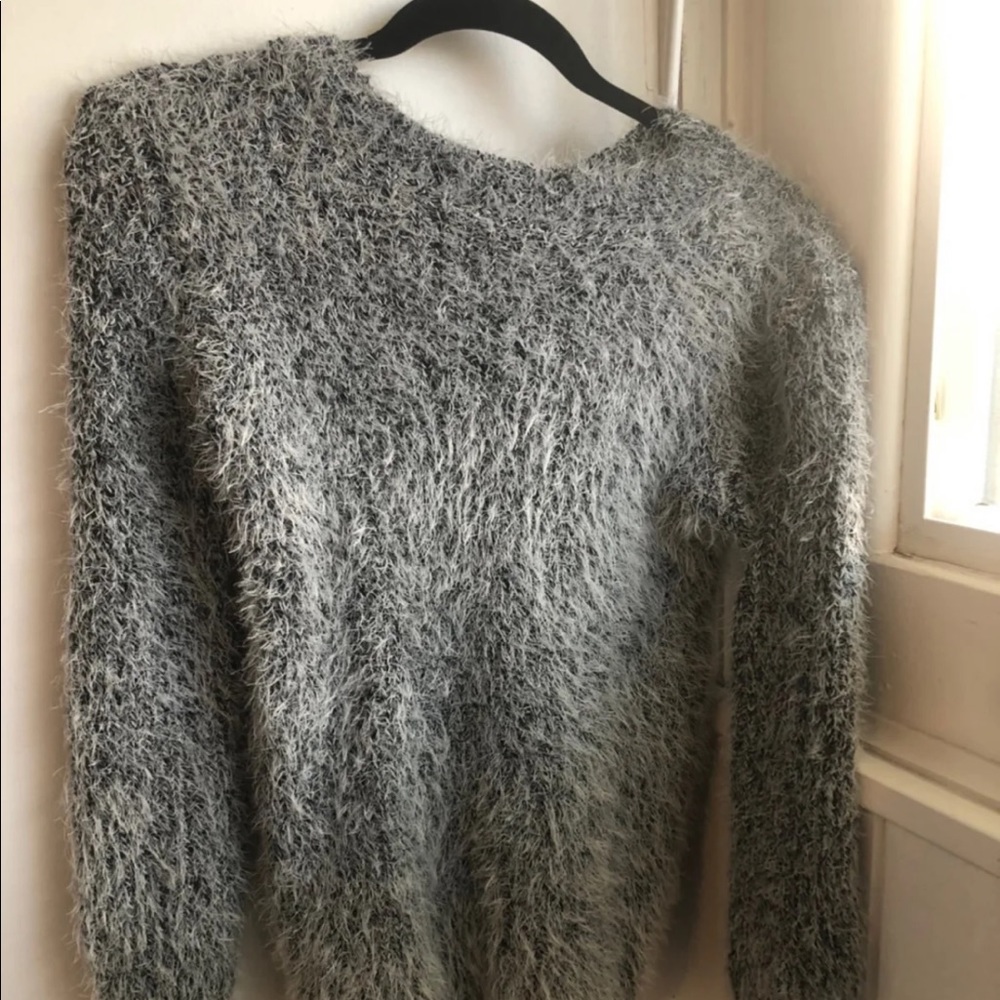 Chunky Fuzzy Sweater one size